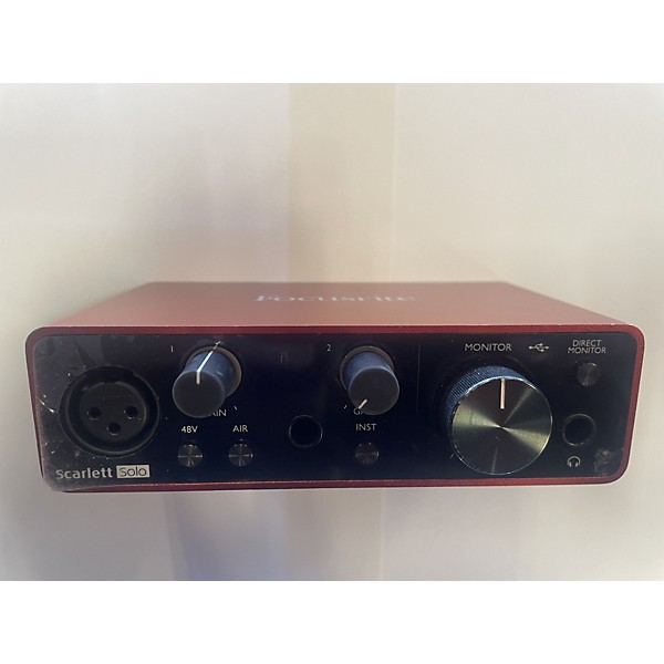 Used Focusrite Scarlett Solo Gen 3 Audio Interface