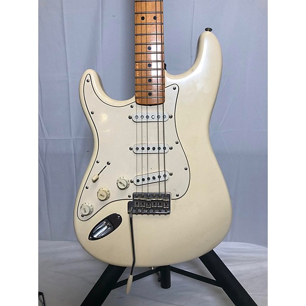 Vintage Fender Vintage 1997 Fender Jimi Hendrix Stratocaster Ivory Solid Body Electric Guitar