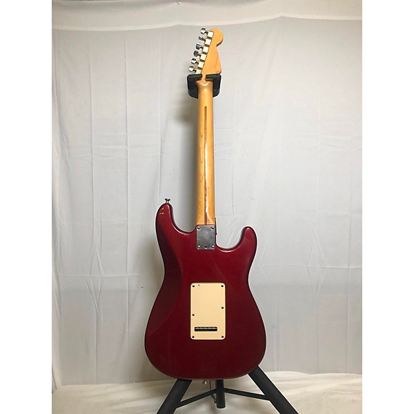 Vintage Fender Vintage 1988 Fender Standard Stratocaster Burgundy Solid Body Electric Guitar