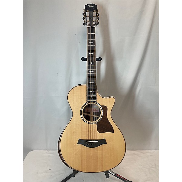 Used Taylor 812ce Dlx 12 Fret Acoustic Electric Guitar