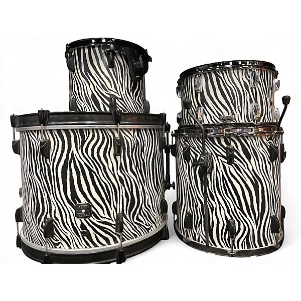 Used Gretsch Drums 4 Piece Catalina Maple ZEBRA Drum Kit