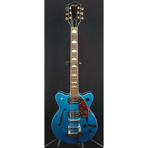 Used Gretsch Guitars Used Gretsch Guitars G2657T Ocean Turquoise Hollow Body Electric Guitar