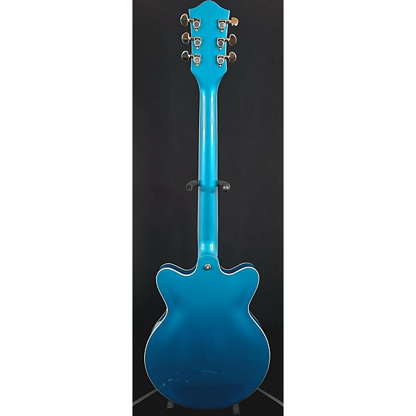 Used Gretsch Guitars Used Gretsch Guitars G2657T Ocean Turquoise Hollow Body Electric Guitar