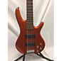 Used Used Ibanez GSR205 5 String Metallic Orange Electric Bass Guitar