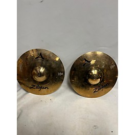 Used Zildjian 14in A Custom Hi Hat Pair Cymbal