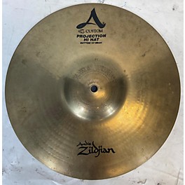 Used Zildjian Used Zildjian 14in A CUSTOM PROJECTION HI HAT BOTTOM Cymbal