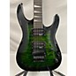 Used Jackson Used Jackson JS32Q Transparent Green Burst Solid Body Electric Guitar