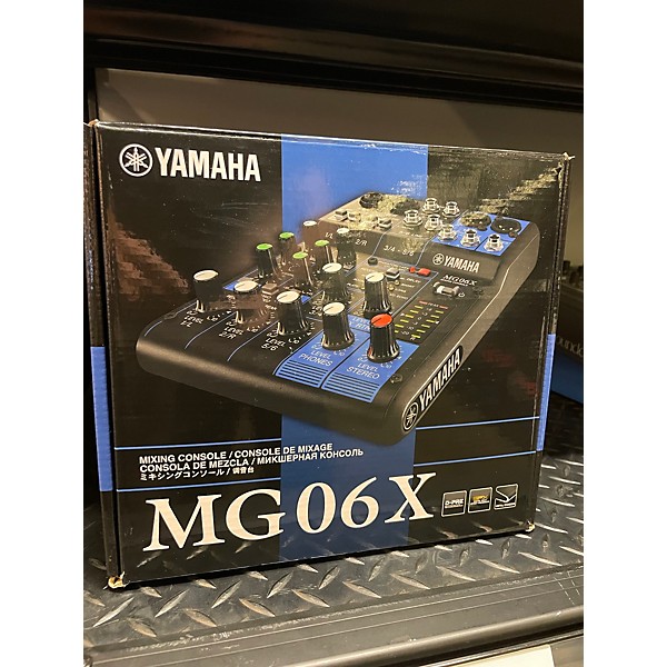 Used Yamaha MG06X Unpowered Mixer