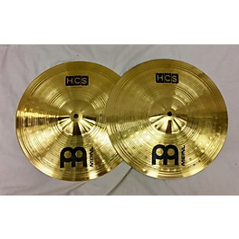 Used MEINL Used MEINL 14in HCS Hi Hat Pair Cymbal