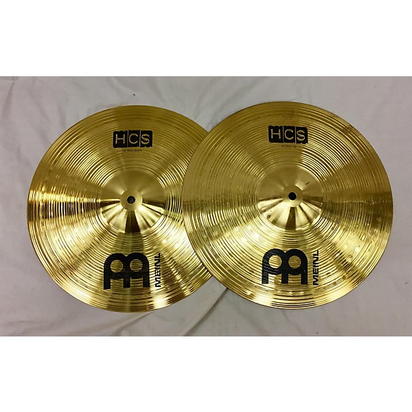 Used MEINL Used MEINL 14in HCS Hi Hat Pair Cymbal