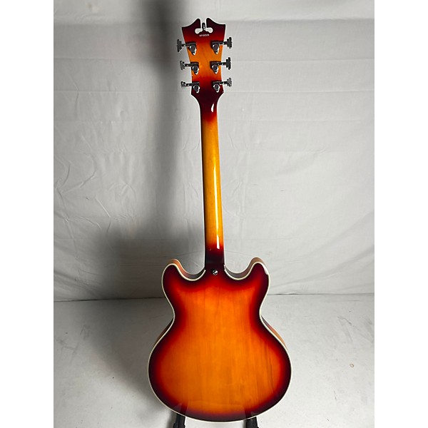 Used D'Angelico Used D'Angelico Premier Series DC Sunburst Hollow Body Electric Guitar