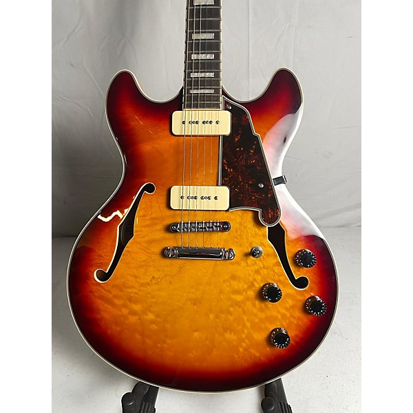 Used D'Angelico Used D'Angelico Premier Series DC Sunburst Hollow Body Electric Guitar