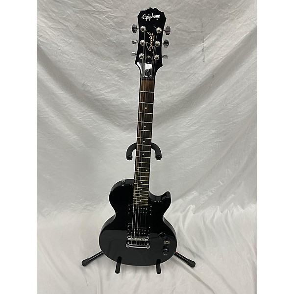 Used Epiphone Used Epiphone Les Paul Special II Black Solid Body Electric Guitar