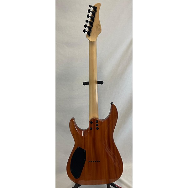 Used Schecter Guitar Research Used Schecter Guitar Research CR-6 Brown Solid Body Electric Guitar