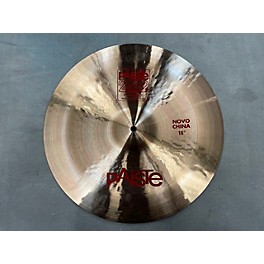 Used Paiste 18in 2002 NOVO CHINA Cymbal