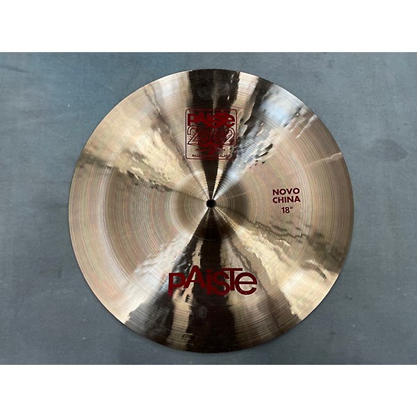 Used Paiste 18in 2002 NOVO CHINA Cymbal