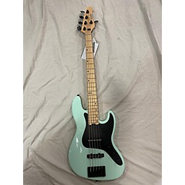 Used Schecter Guitar Research Used 2022 Schecter Guitar Research J5 Seafoam Green Electric Bass Guitar