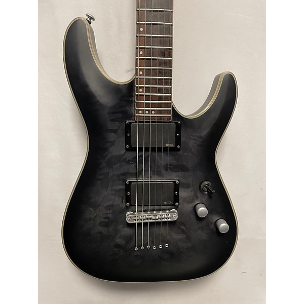 Used Schecter Guitar Research Used Schecter Guitar Research C1 Platinum Black Solid Body Electric Guitar