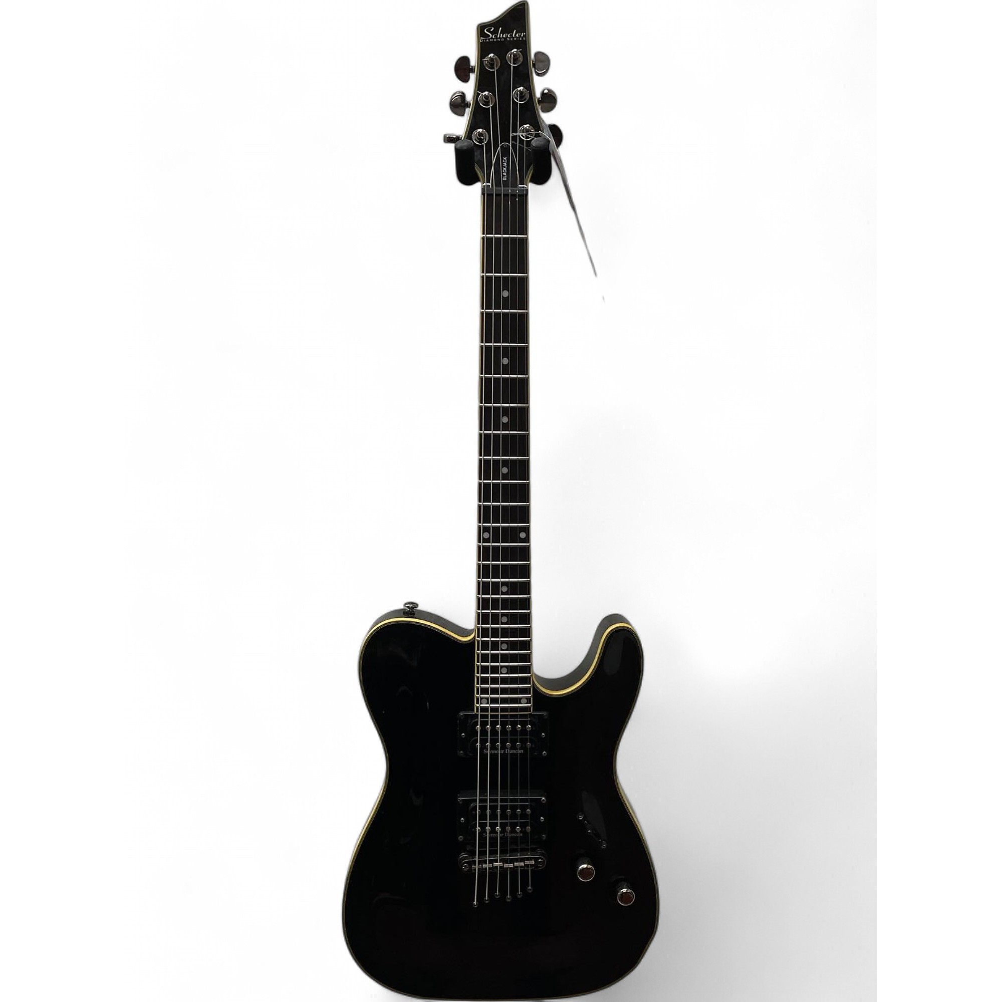 Used Schecter Guitar Research Blackjack Diamond PT Black