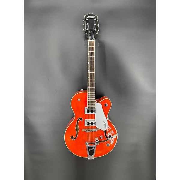 Used Gretsch Guitars Used Gretsch Guitars G5420T Electromatic Orange Hollow Body Electric Guitar