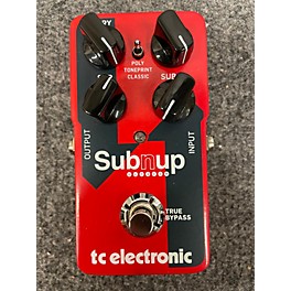 Used TC Electronic Sub N Up Octaver Effect Pedal