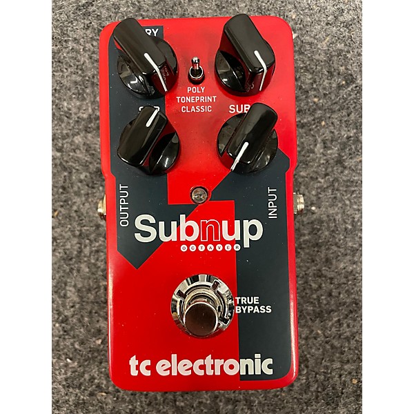 Used TC Electronic Sub N Up Octaver Effect Pedal