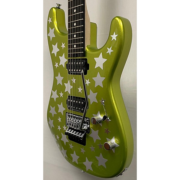 Used Charvel Used  Charvel Pro Mod San Dimas HH FR Lime Green Metallic