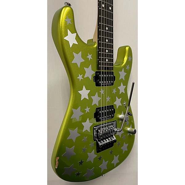 Used Charvel Used  Charvel Pro Mod San Dimas HH FR Lime Green Metallic