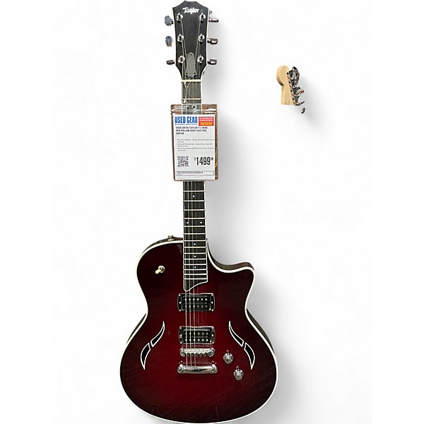 Used 2010s Taylor T-3 Wine Red Hollow Body Electric Guitar