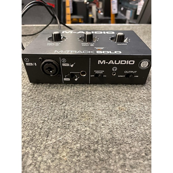 Used M-Audio M TRACK SOLO Audio Interface