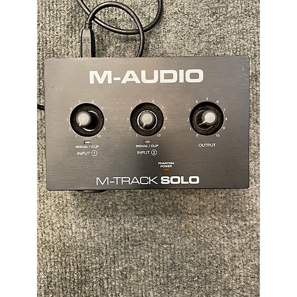 Used M-Audio M TRACK SOLO Audio Interface