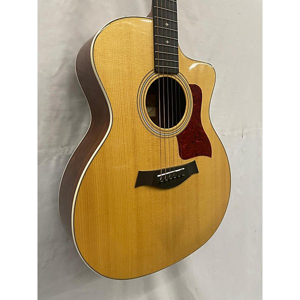 Used Taylor Used Taylor 214CE Deluxe Natural Acoustic Electric Guitar