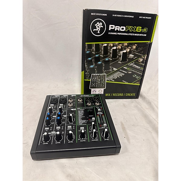 Used Mackie PROFX6V3 Unpowered Mixer