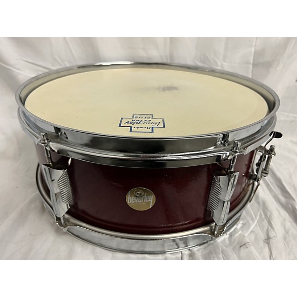 Used Used Beverley 5.5X14 60s Jazzset Made In England Drum Red Sparkle