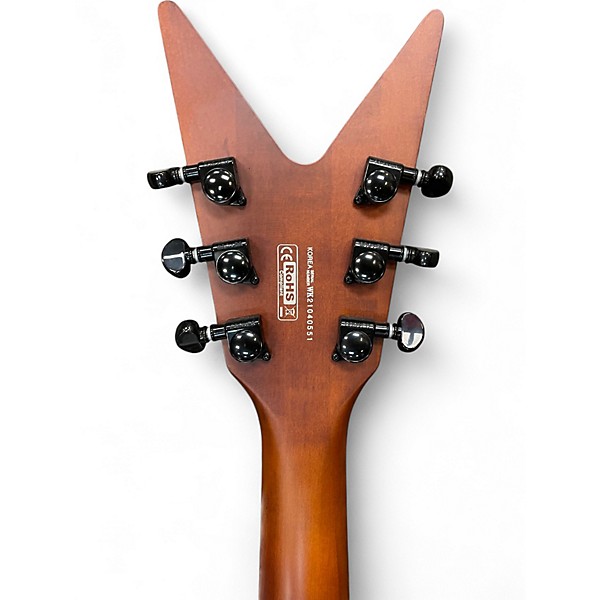 Used 2021 Dean ML Select 6 Multiscale Kahler Natural Black Burst Solid Body Electric Guitar