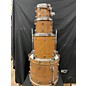 Used Used Hendrix Drums 4 piece Perfect Ply Walnut Natural Drum Kit thumbnail