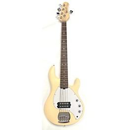 Used Sterling by Music Man Used Sterling By Music Man Sub 5 Cream Electric Bass Guitar