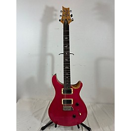 Used PRS Used PRS SE Custom 24 Pink Solid Body Electric Guitar