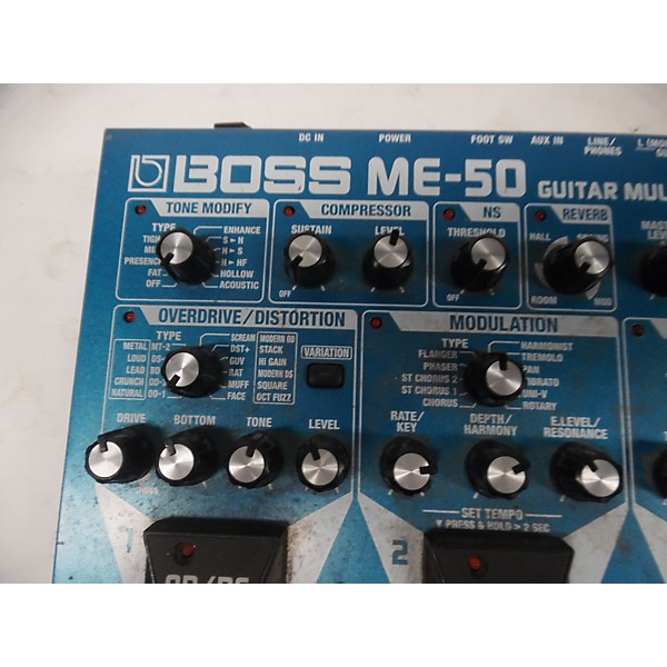 Used BOSS ME50 Guitar Multi Effect Processor