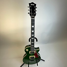 Used Lyx Pro Used LYX PRO LP Style HH Green Solid Body Electric Guitar