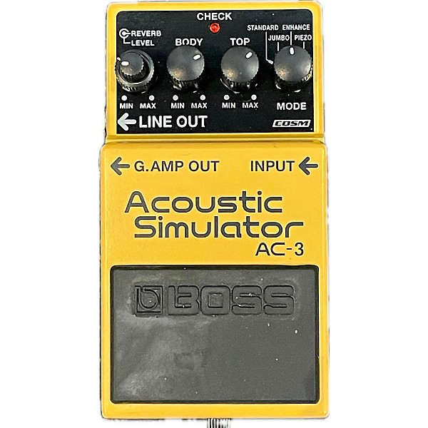 Used BOSS AC3 Acoustic Simulator Effect Pedal