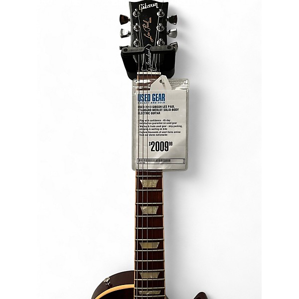 Used 2013 Gibson Les Paul Standard Merlot Solid Body Electric Guitar