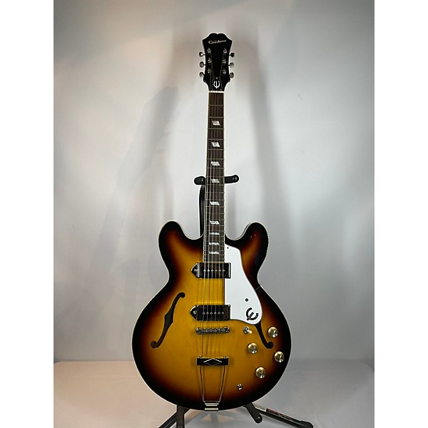 Used Epiphone Used Epiphone Casino Vintage Sunburst Hollow Body Electric Guitar