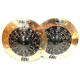 Used MEINL 14in CLASSICS CUSTOM DUAL HIHAT PAIR Cymbal