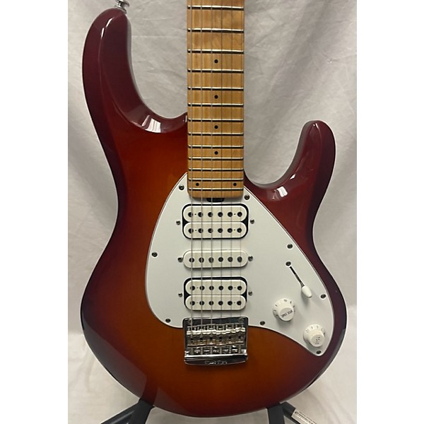 Used Ernie Ball Music Man Used Ernie Ball Music Man Silhouette Standard Honey Burst Solid Body Electric Guitar