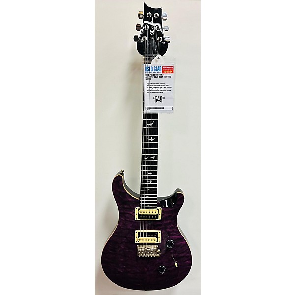 Used PRS Used PRS SE Custom 24 Amethyst Solid Body Electric Guitar