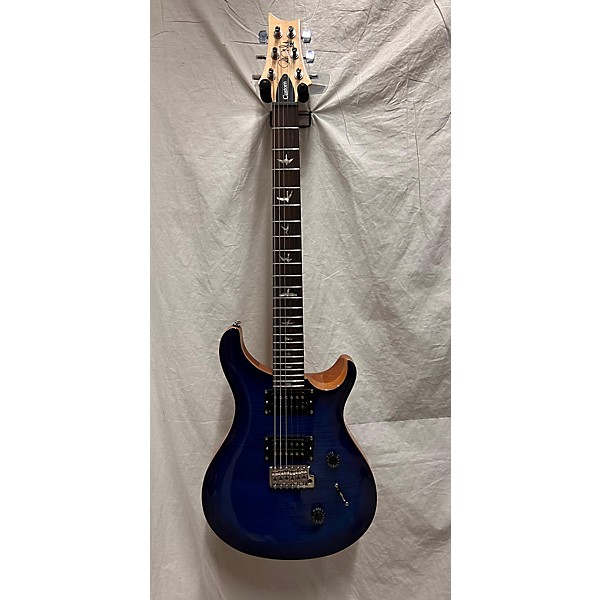 Used PRS Used PRS SE Custom 24 Blue Solid Body Electric Guitar