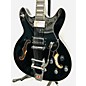 Used Hagstrom Tremar Viking Deluxe Black Hollow Body Electric Guitar