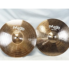 Used Paiste Used Paiste 14in 900 Series Hi Hat Pair Cymbal