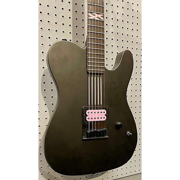 Used Schecter Guitar Research Used Schecter Guitar Research Machine Gun Kelly PT Flat Black Solid Body Electric Guitar